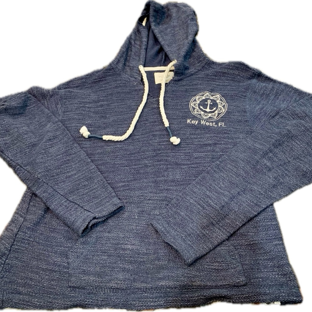 Southern Spirit Boat Hoodie Key‎ West Blue Women’s Size Medium